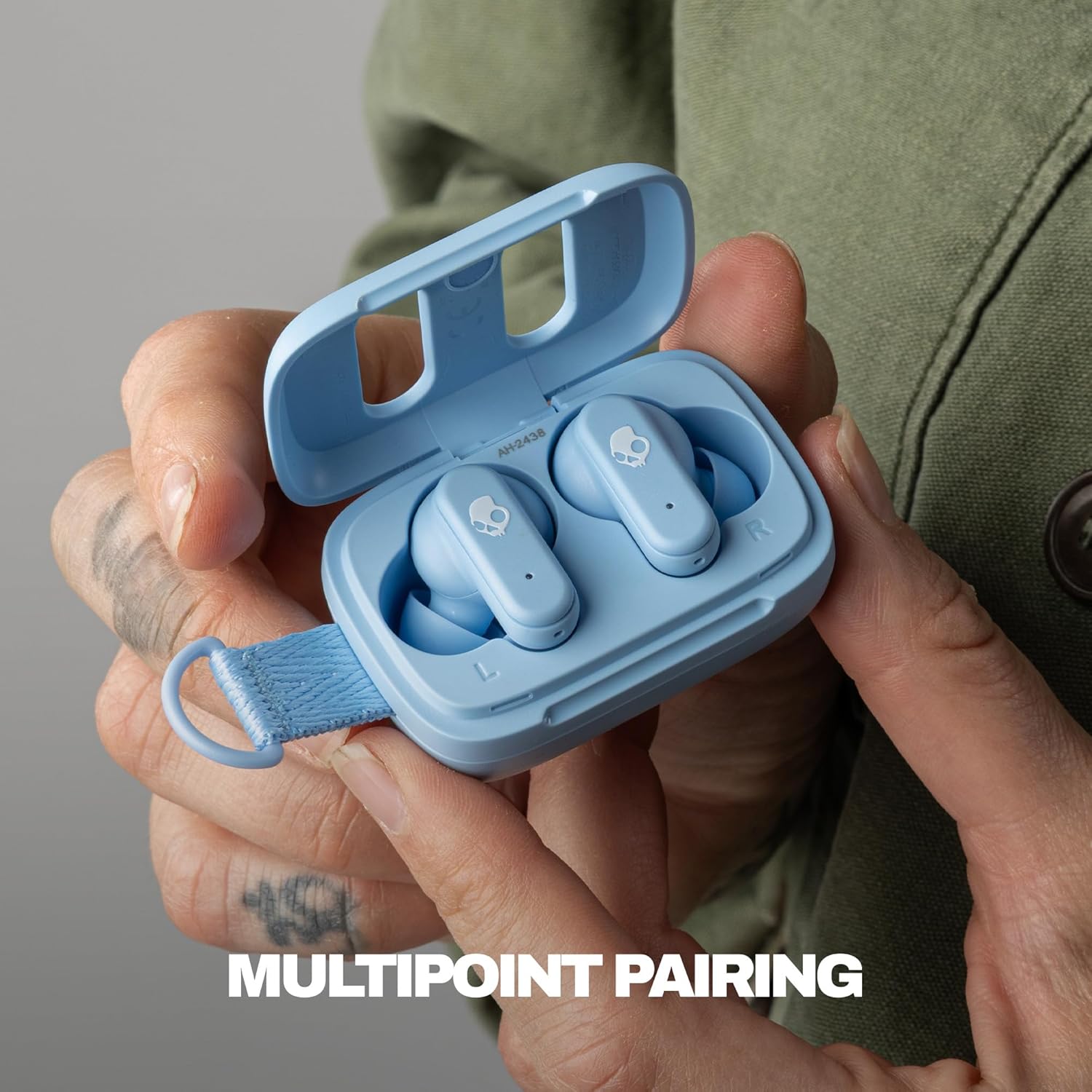 Skullcandy Dime 3 True Wireless Earbuds (Preppy Blue)