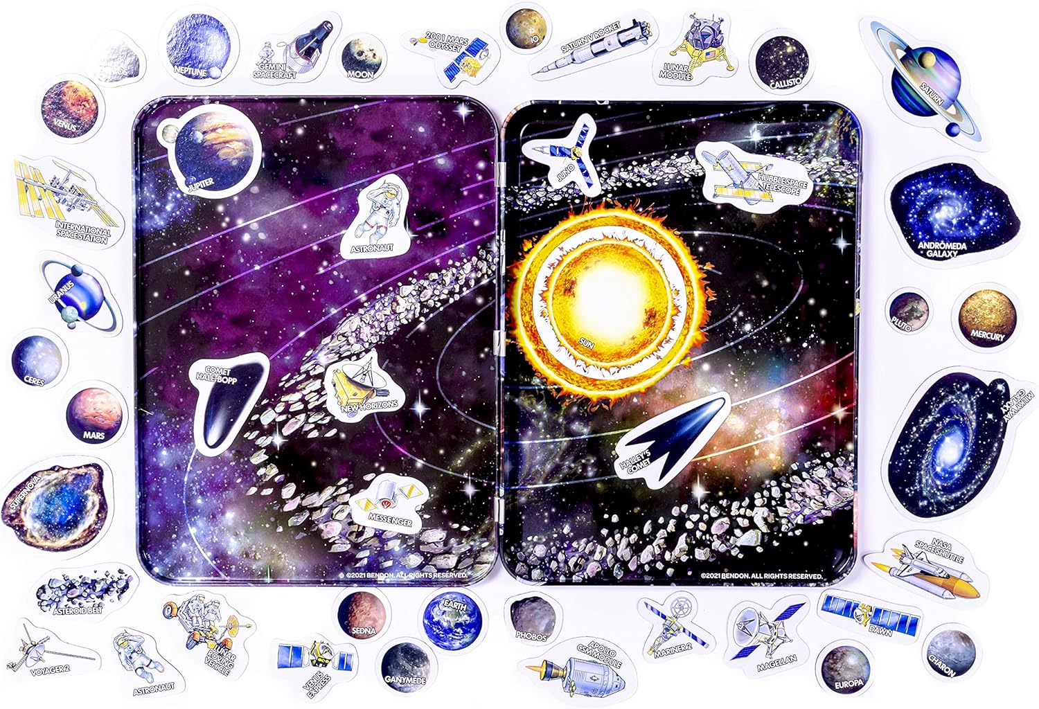BENDON SOLAR SYSTEM SPACE MAGNET