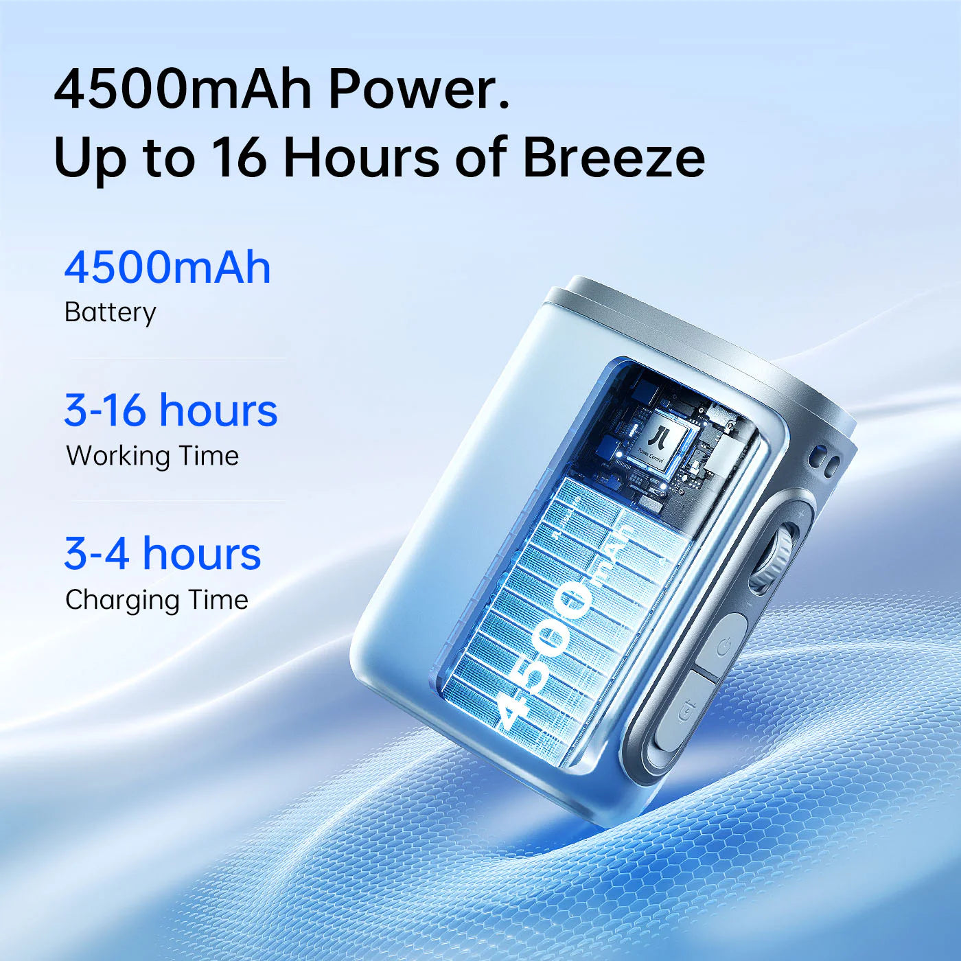 JisuLife Neck Fan Life5 4500mah - Blue