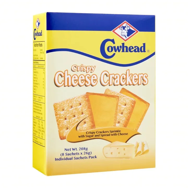 Cowhead Cheese Crackers 208g