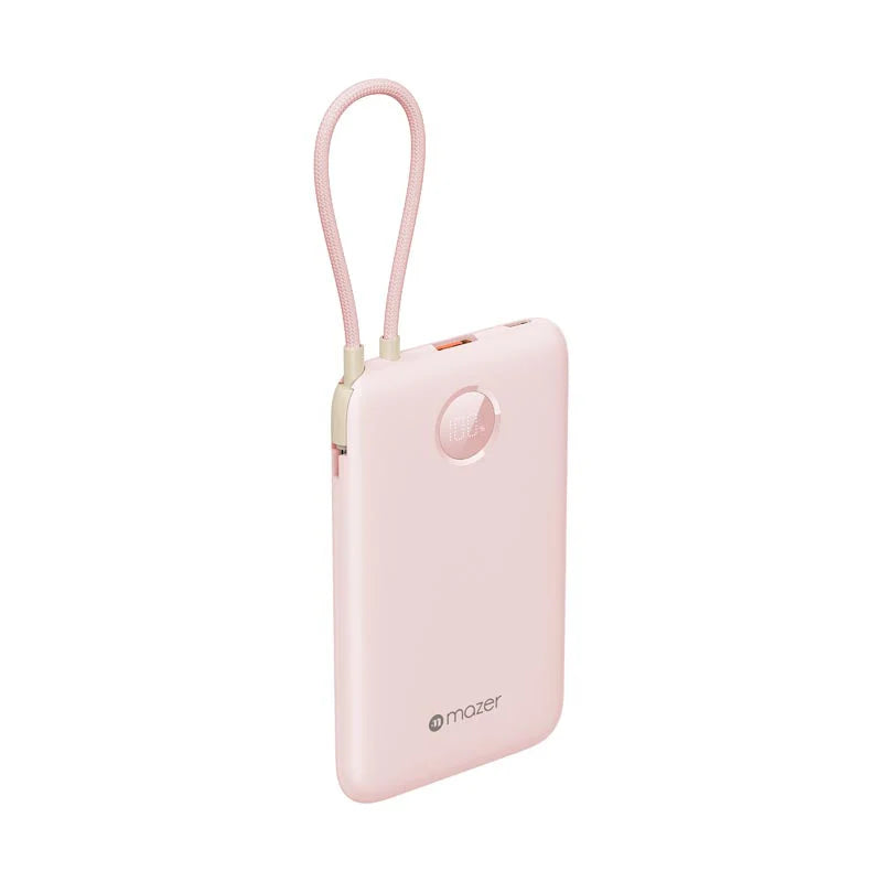 Mazer M-PC20LINK10V2-CM PD20W 10K Built-in C Cable PB (Pink)