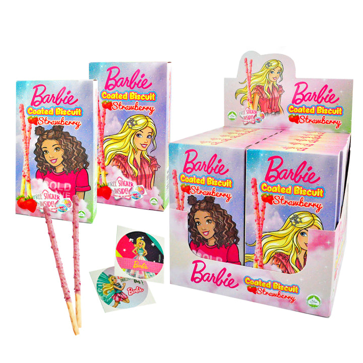 Barbie Coated Biscuit Strawberry