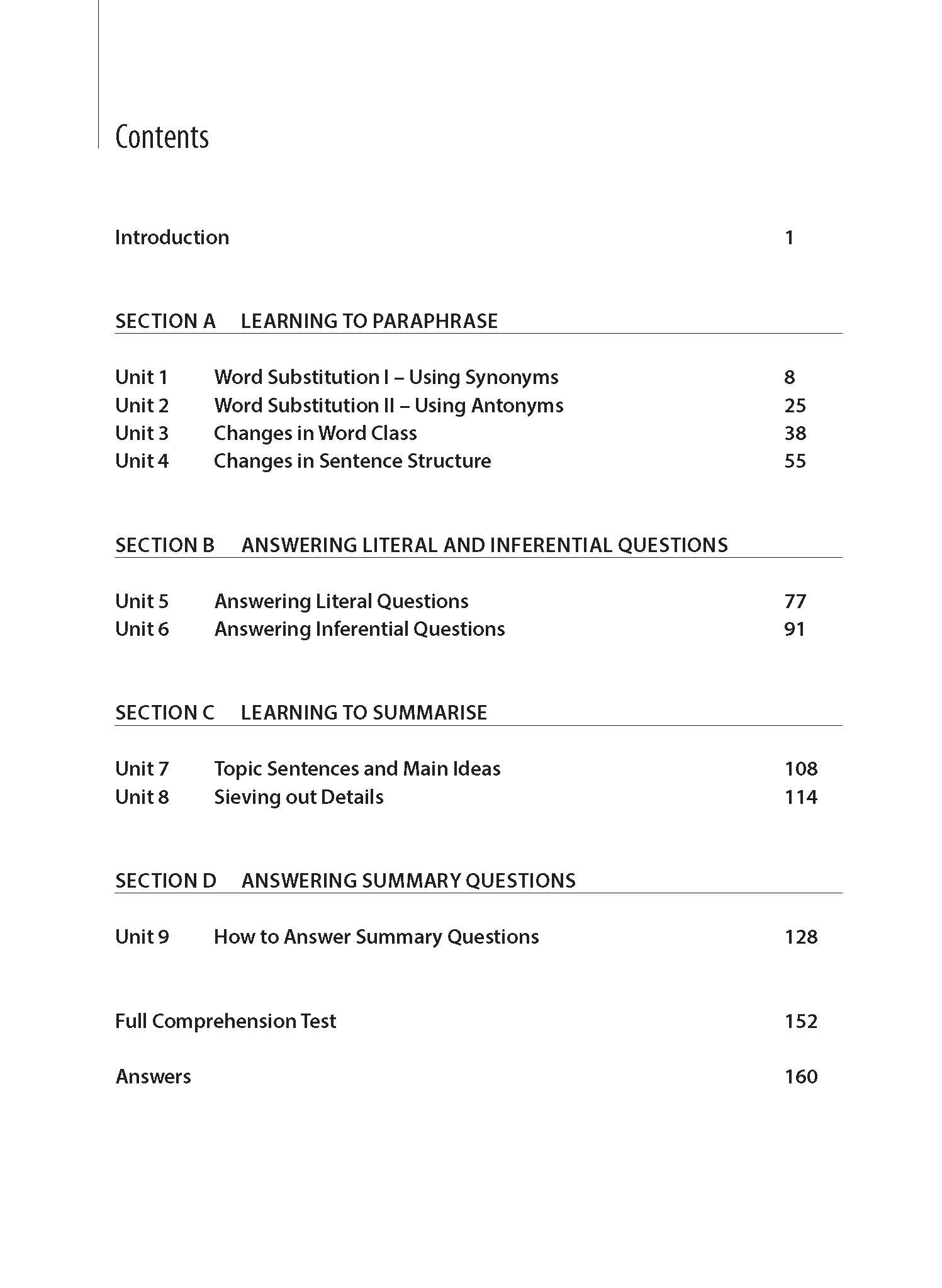 Key Guide O-Level English: Mastering Paraphrasing Skills (2nd Edition)
