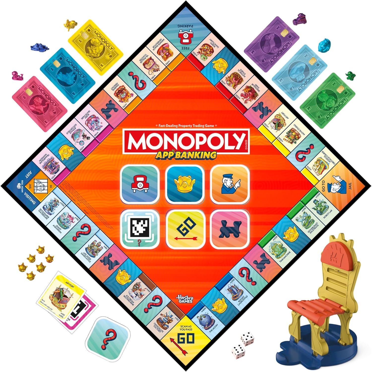 HASBRO MONOPOLY APP BANKING