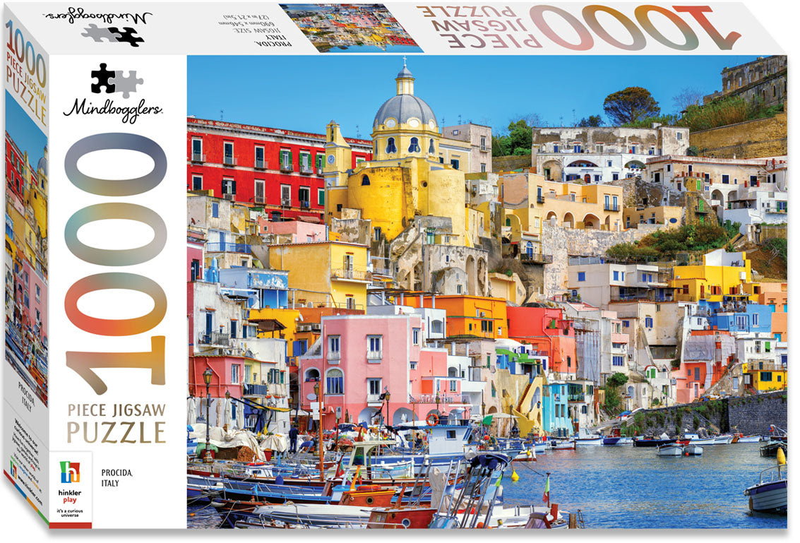 HINKLER MINDBOGGLERS 1000 PIECE JIGSAW PUZZLE PROCIDA ITALY