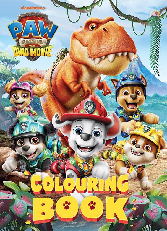 PAW Patrol The Dino Movie - 32pp Colouring Book (Paperback)