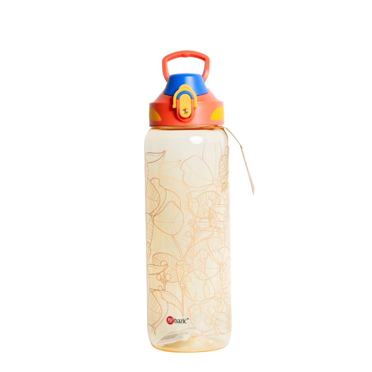 Pop Bazic Tritan Water Bottle 1000ml - Yellow