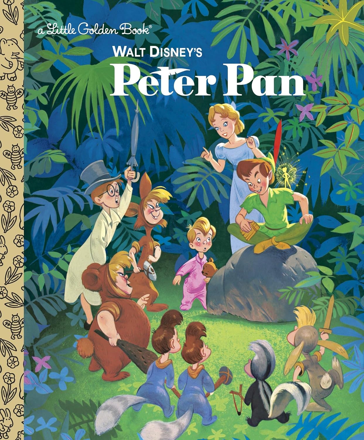 A Little Golden Book: Walt Disney's Peter Pan (Hardcover)
