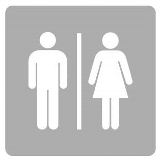 COSMO TOILET SIGN SA14-651G (150mm x 150mm)