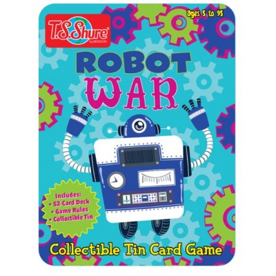 BENDON COLLECTIBLE TIN CARD GAME ROBOT WAR