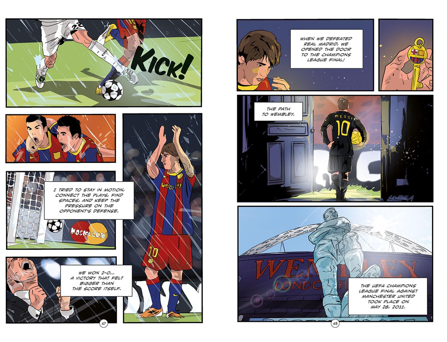 Lionel Messi: The Graphic Novel (Gemini Graphic Novels) Hardcover