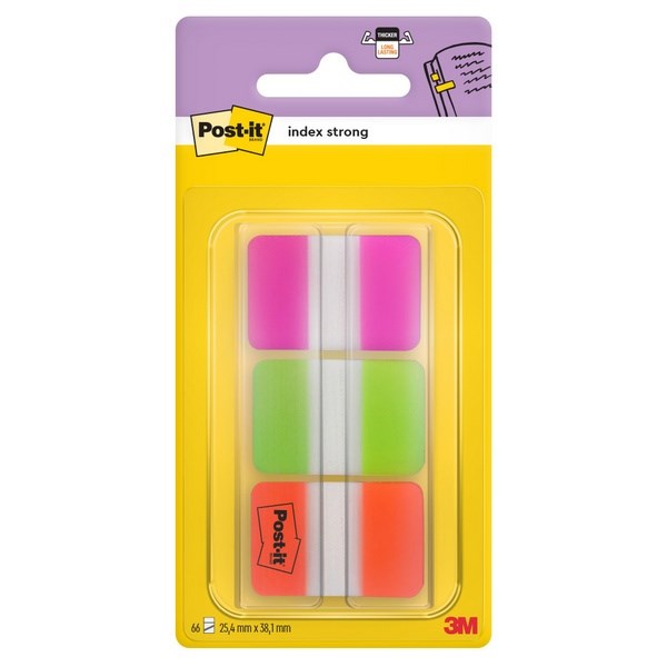 Post-it®686-pgo Durable Index Tabs, 1x1.5"