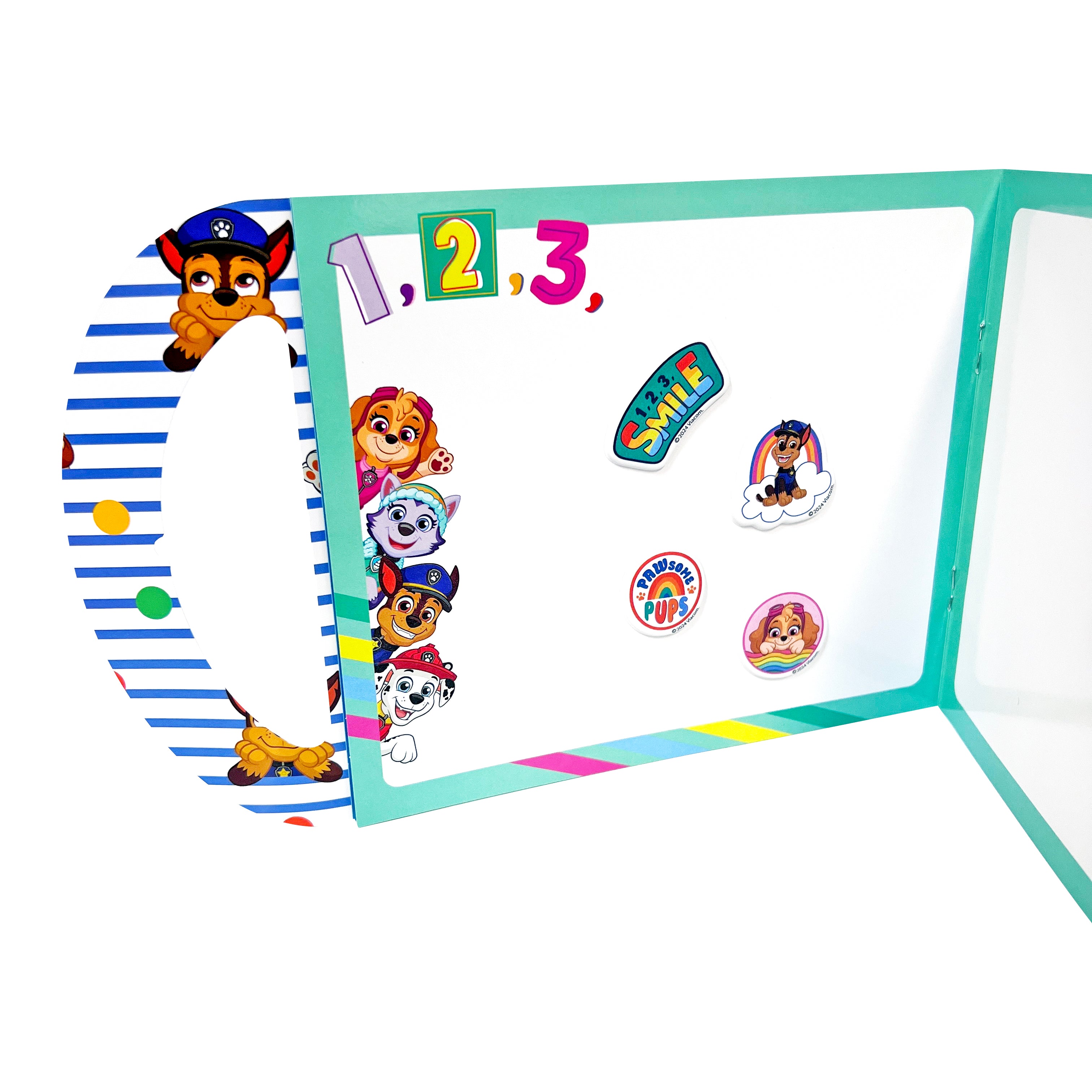 PAW PATROL STICKER BOOK WITH STICKER SET-SMILE