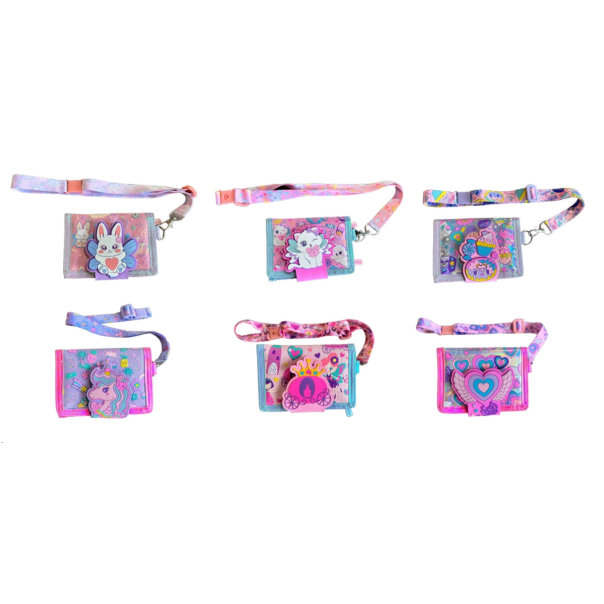 Kids Fold Wallet with Lanyard
