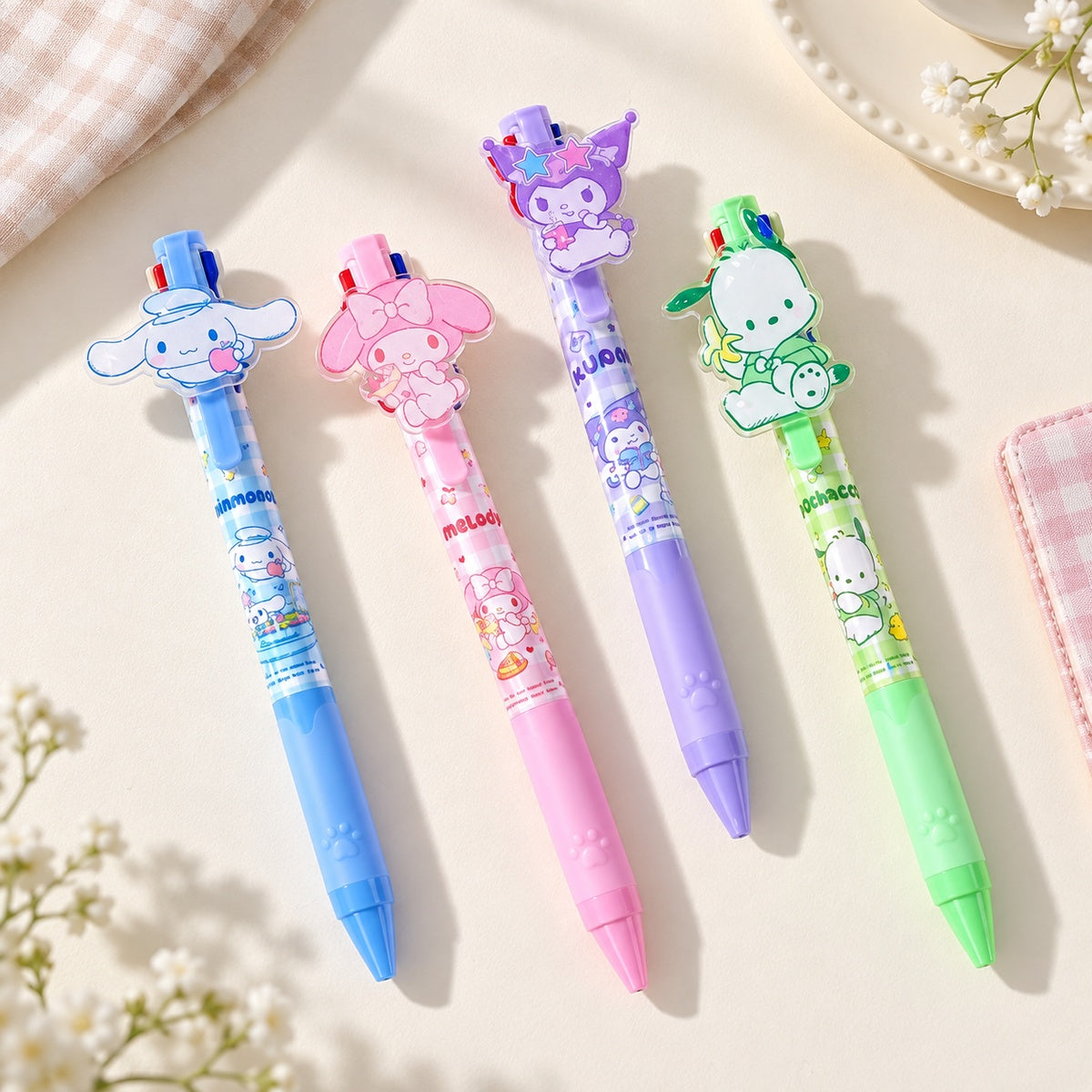  Sanrio Characters 3 Colour Pen 0.5mm - 4 Assorted Design 