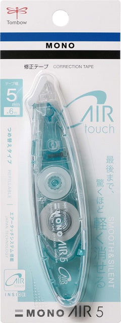 Tombow Mono Air Pen Type Correction Tape Mint Ct-Pax5C61 5Mm X 6M