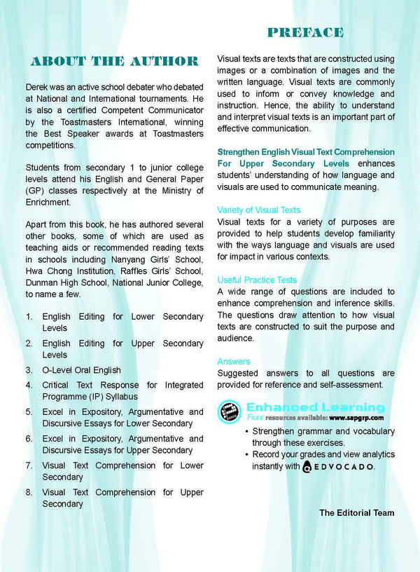 Strengthen English Visual Text Comprehension For Upper Secondary Levels