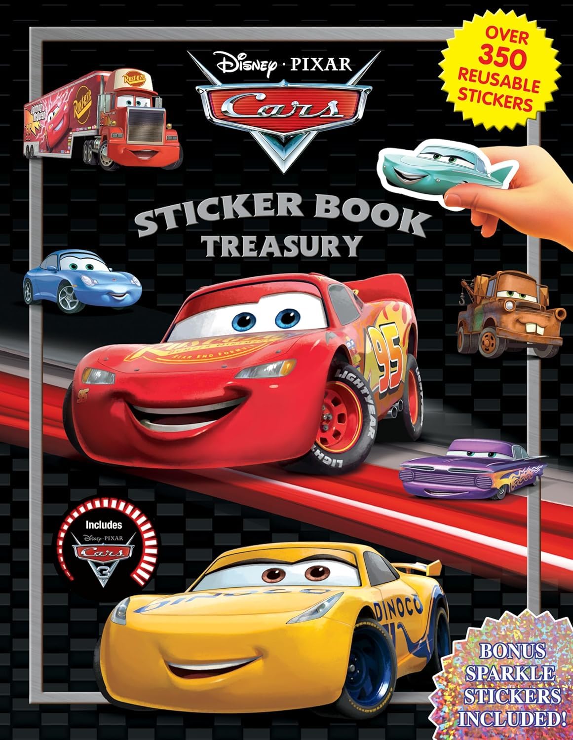 Sticker Book Treasury : Disney Cars 3 (Paperback)