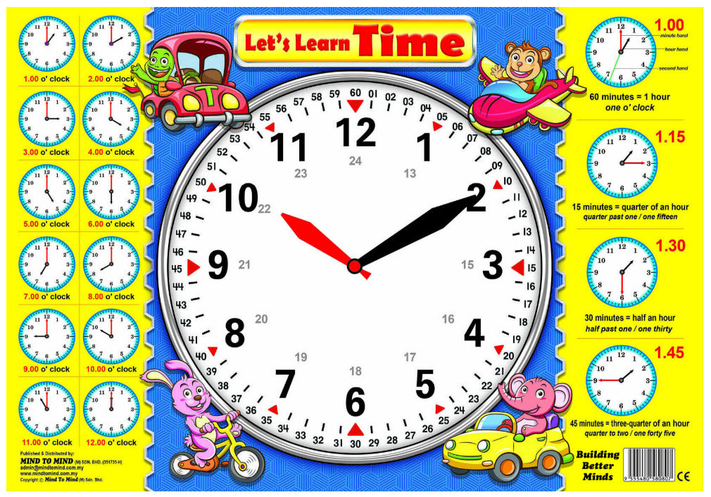 Let's Learn Time – Popular Book Company Pte Ltd