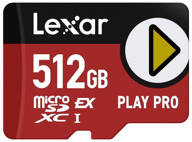 Lexar 512GB PLAY PRO microSDXC Express Card - LMSXPS0512G-BNNNG