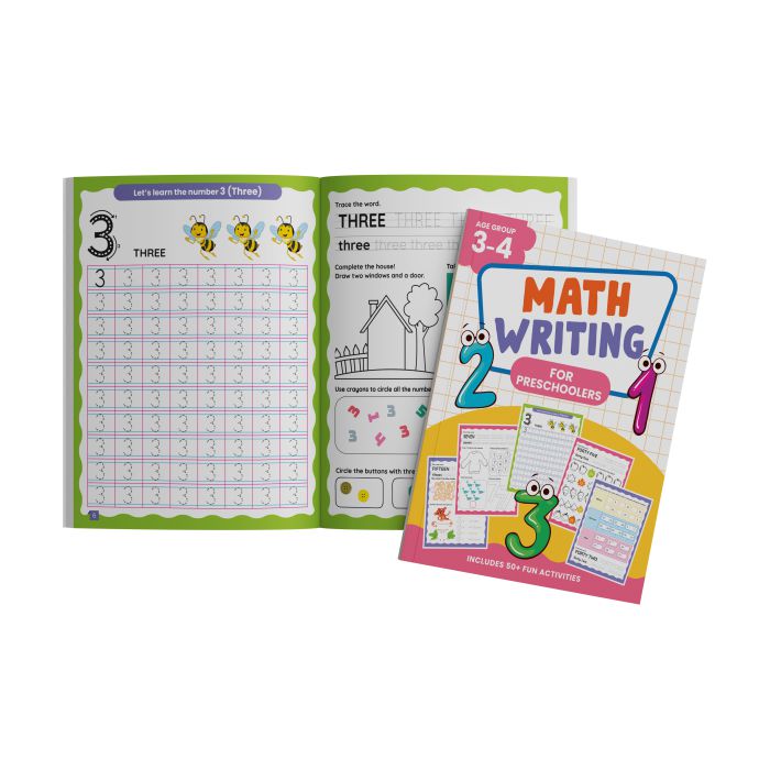 Math Writing For Preschoolers (Age 3-4)