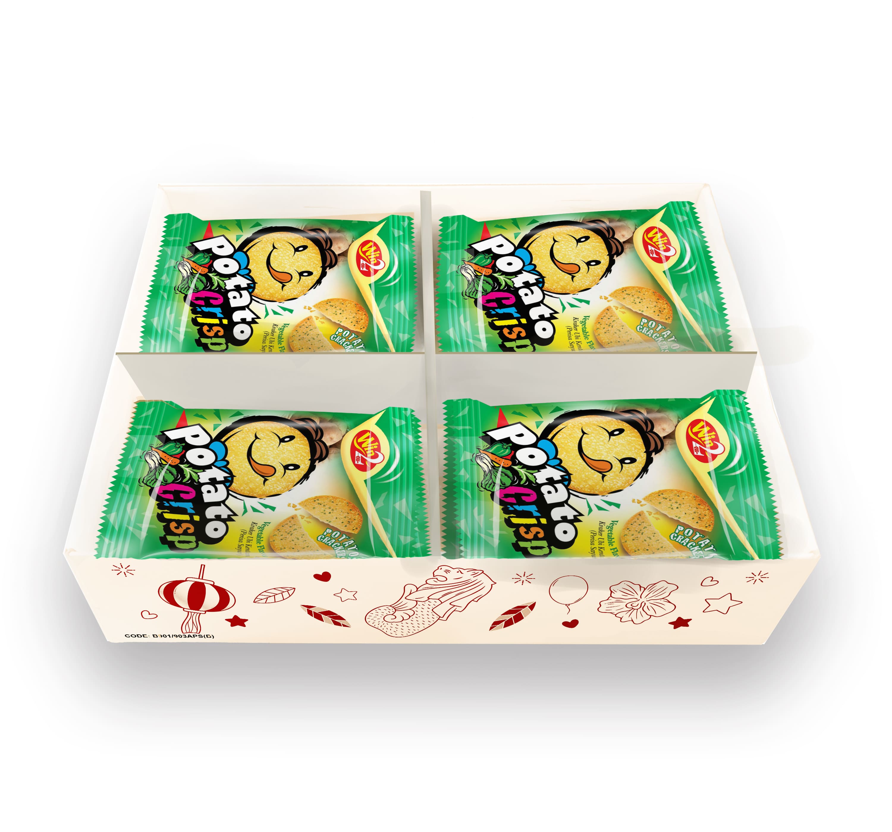 Win2 Potato Sg Tourism Box Veg 20x20g