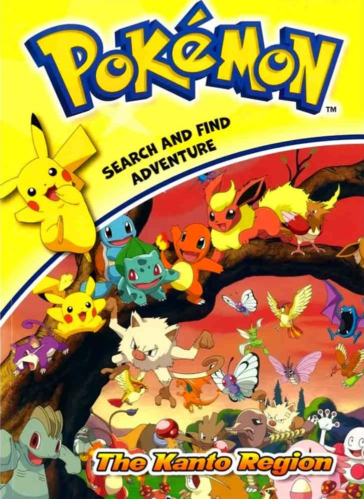 Pokemon Search And Find Adventure: The Kanto Region (Paperback)