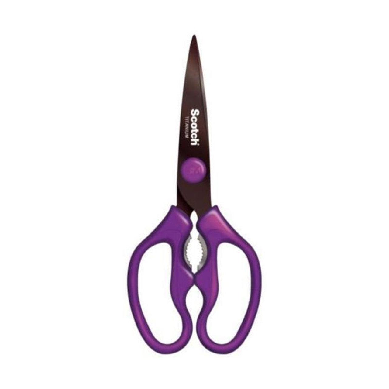 Scotch® Ks-dt Titanium Detachable Kitchen Scissors, Purple