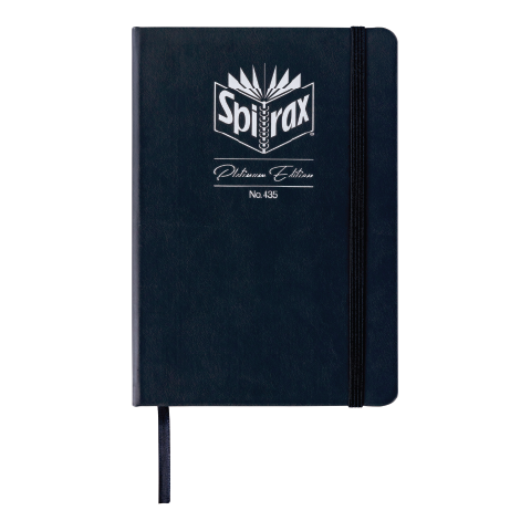 Spirax Platinum A5 Premium Journal Jet Black (160 Pages)