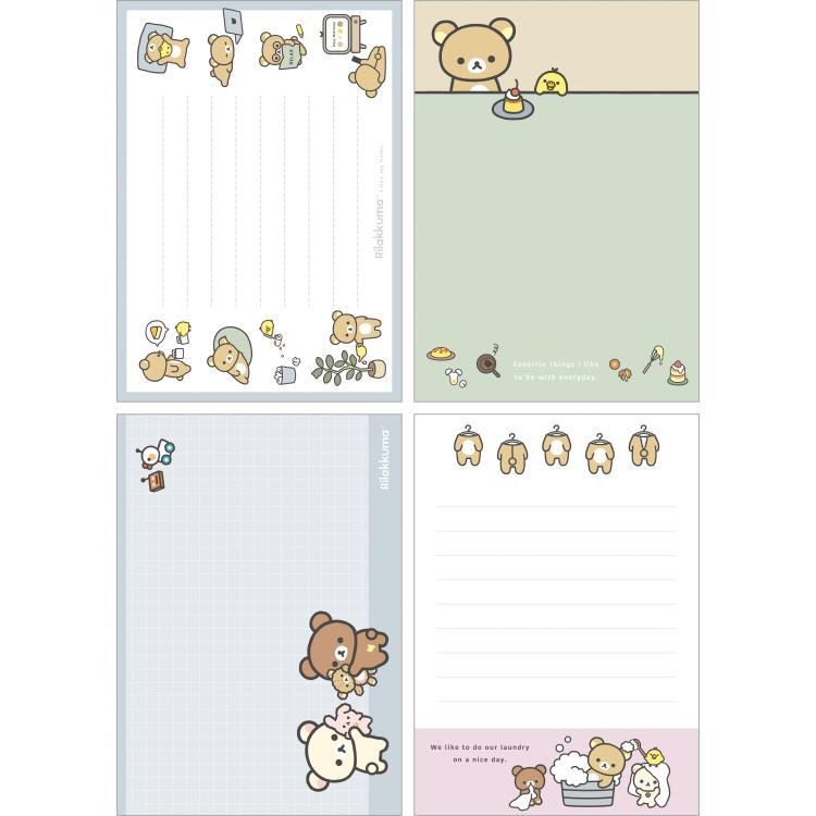 Rilakkuma A6 Memo Pad - White