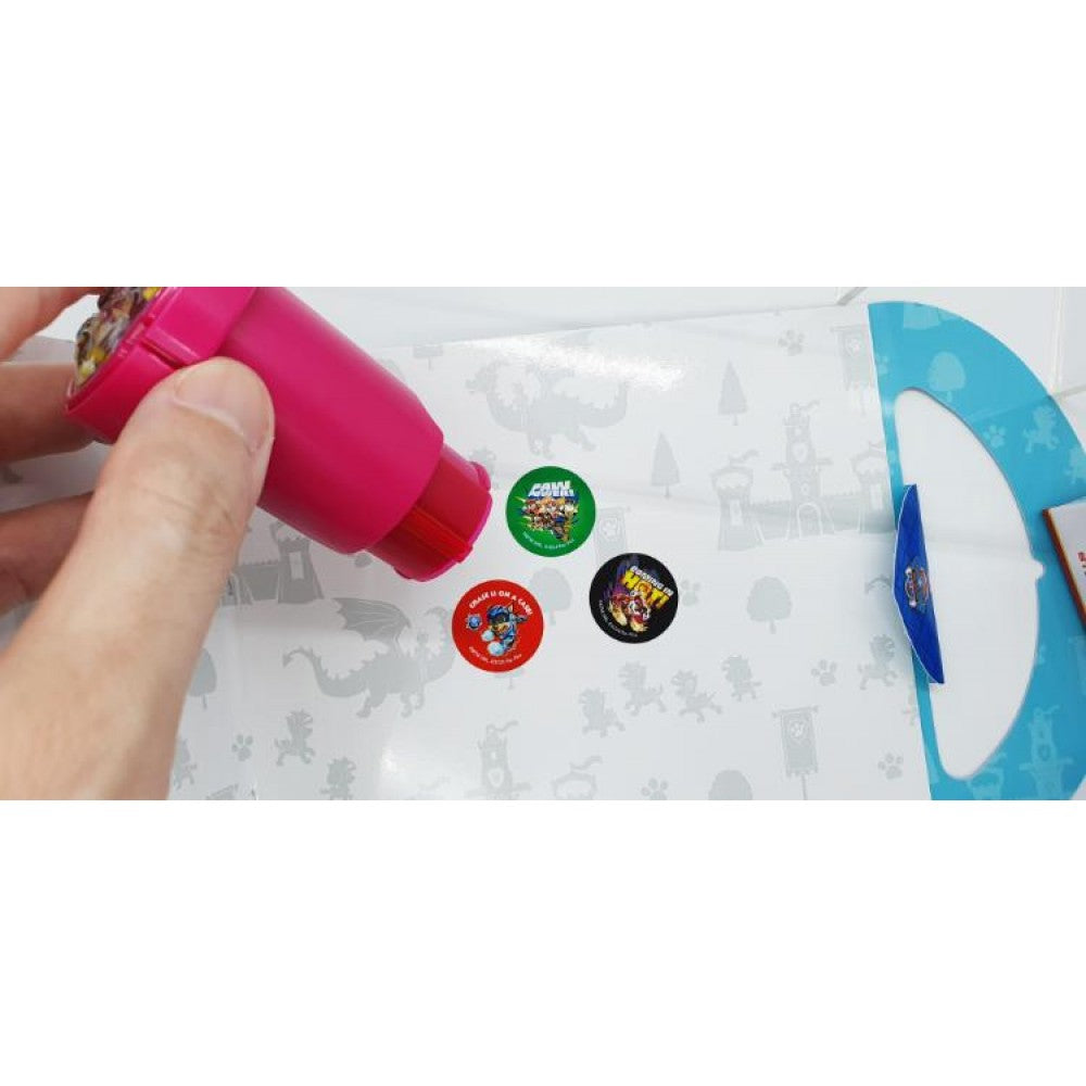 PAW PATROL STICKERS STAMPER PINK