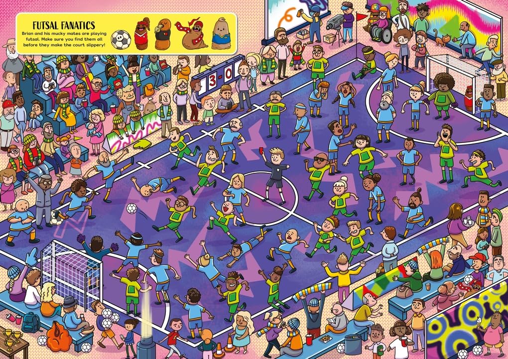 Where's the Football Poo?: A Search and Find Book (Where's the Poo...?) Paperback