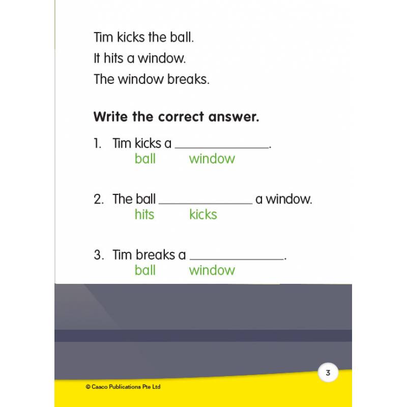 Pre-School Comprehension Tutor Book B for Ages 5-7