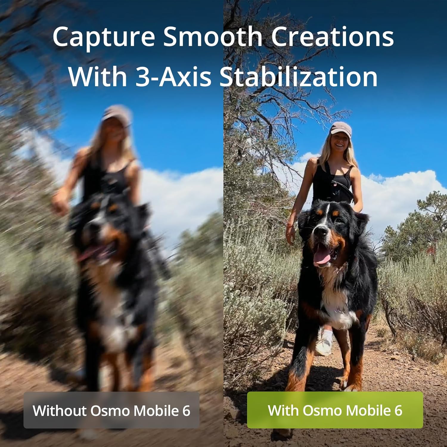 DJI Osmo Mobile 6 Smartphone Gimbal Stabilizer, 3-Axis Phone Gimbal, Built-In Extension Rod, Portable and Foldable, Android and iPhone Gimbal with ShotGuides, Vlogging Stabilizer, YouTube TikTok Video