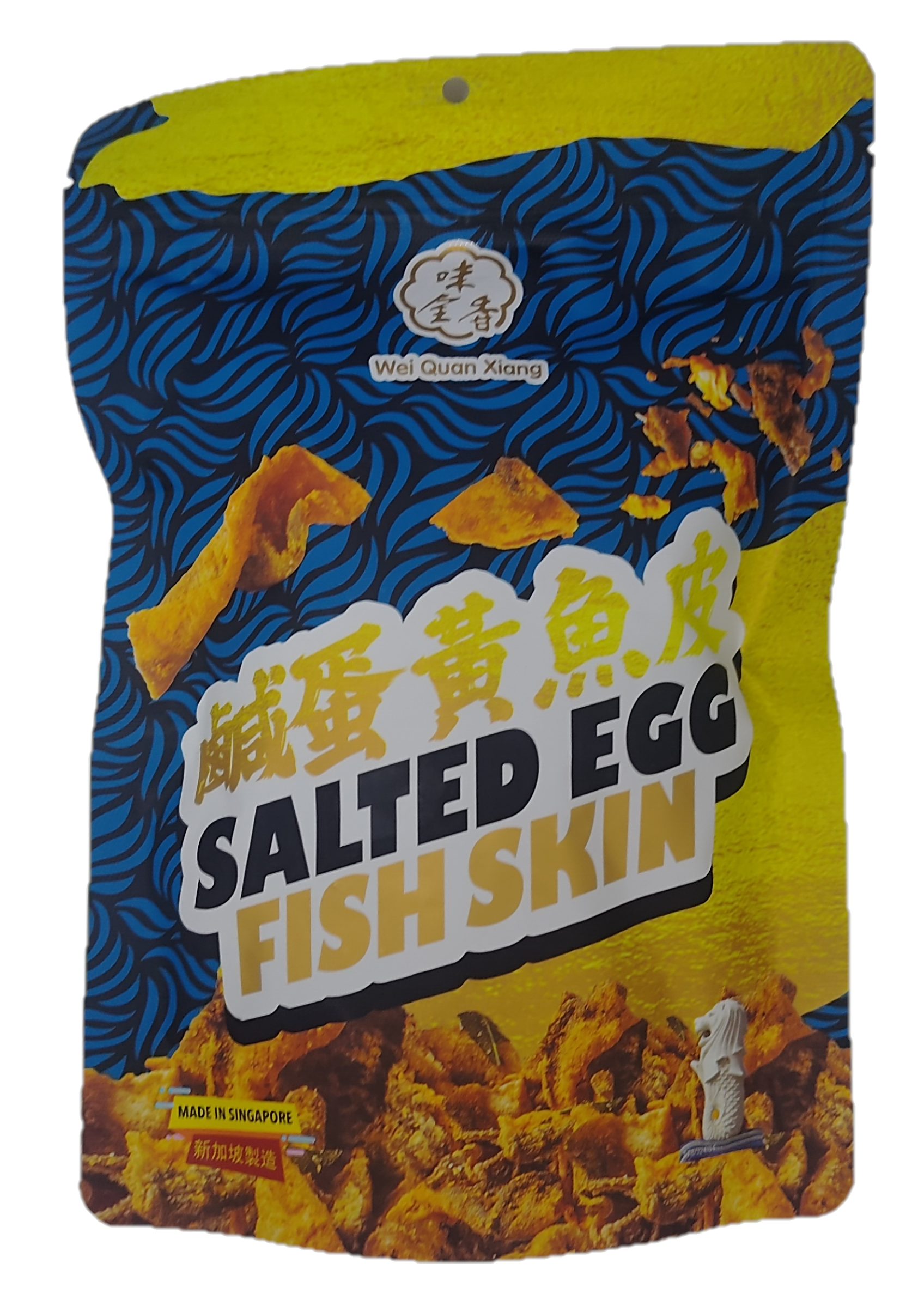 Wei Quan Xiang Salted Egg Fish Skin 70g