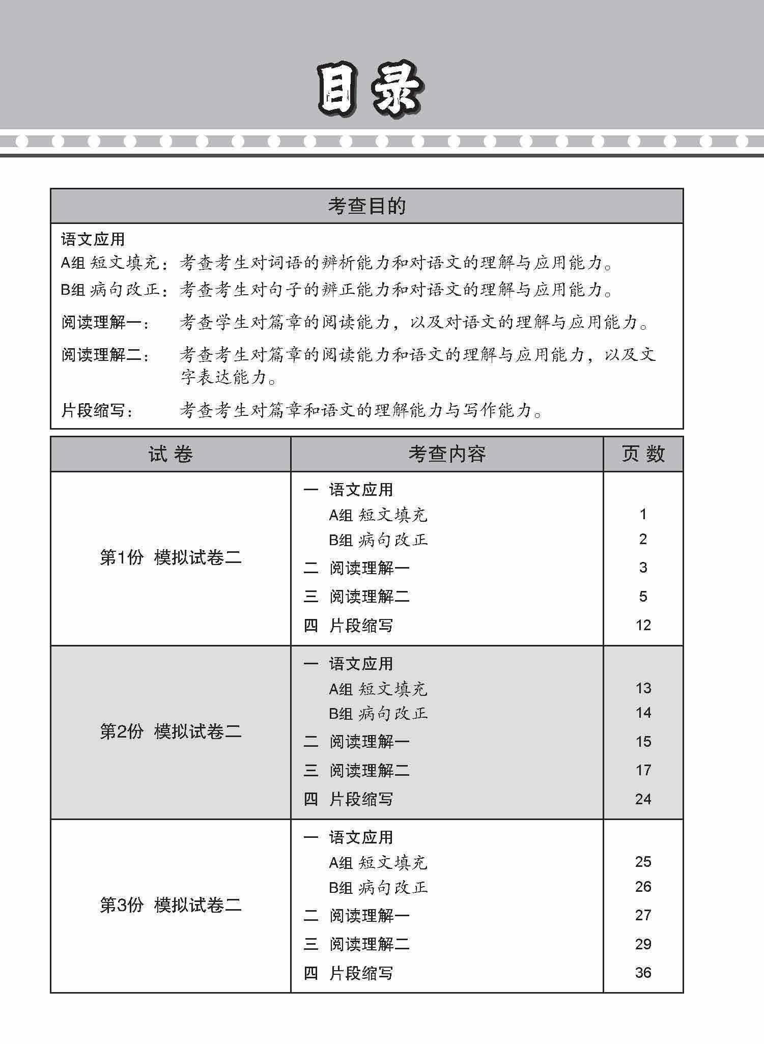 O-Level Higher Chinese Paper 2 Mock Examinations / 全面考关冲刺 O-Level 高级华文模拟试卷二
