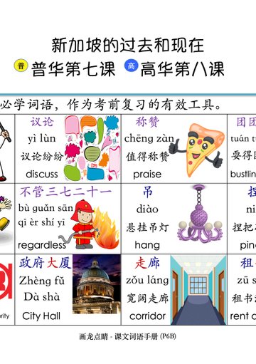 P6B 画龙点睛-普华/高级课文词语手册