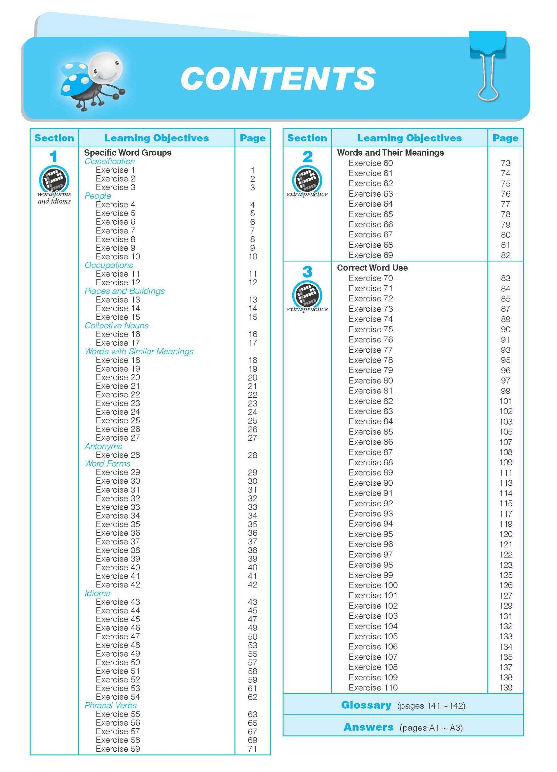Learning + English Vocabulary Workbook 6