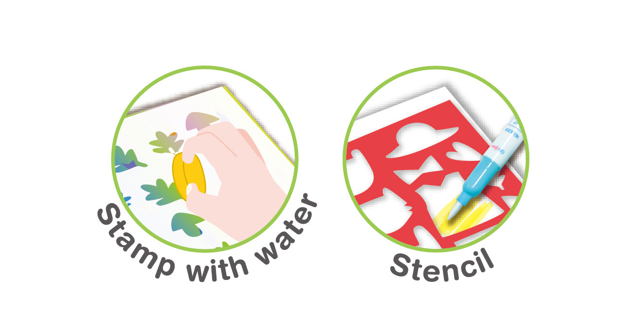 Avenir Magic Water Painting Animals 4in1
