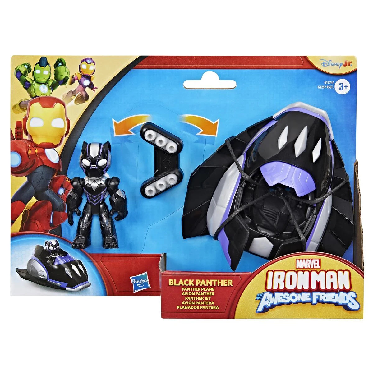 HASBRO MARVEL IRON MAN AND HIS AWESOME FRIENDS ACTION FIGURES & VEHICLES - ASSORTED