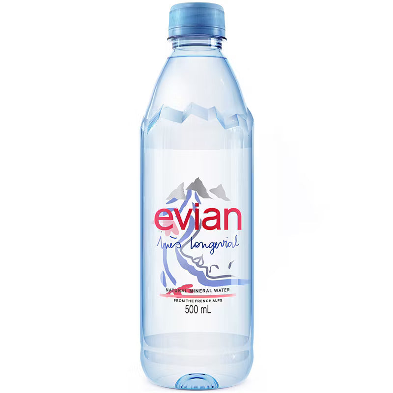 Evian Natural Mineral Water 500ml 
