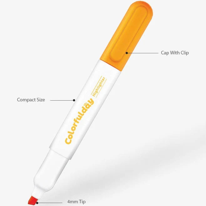 Monami Col Day H/lighter Warm 6col Set