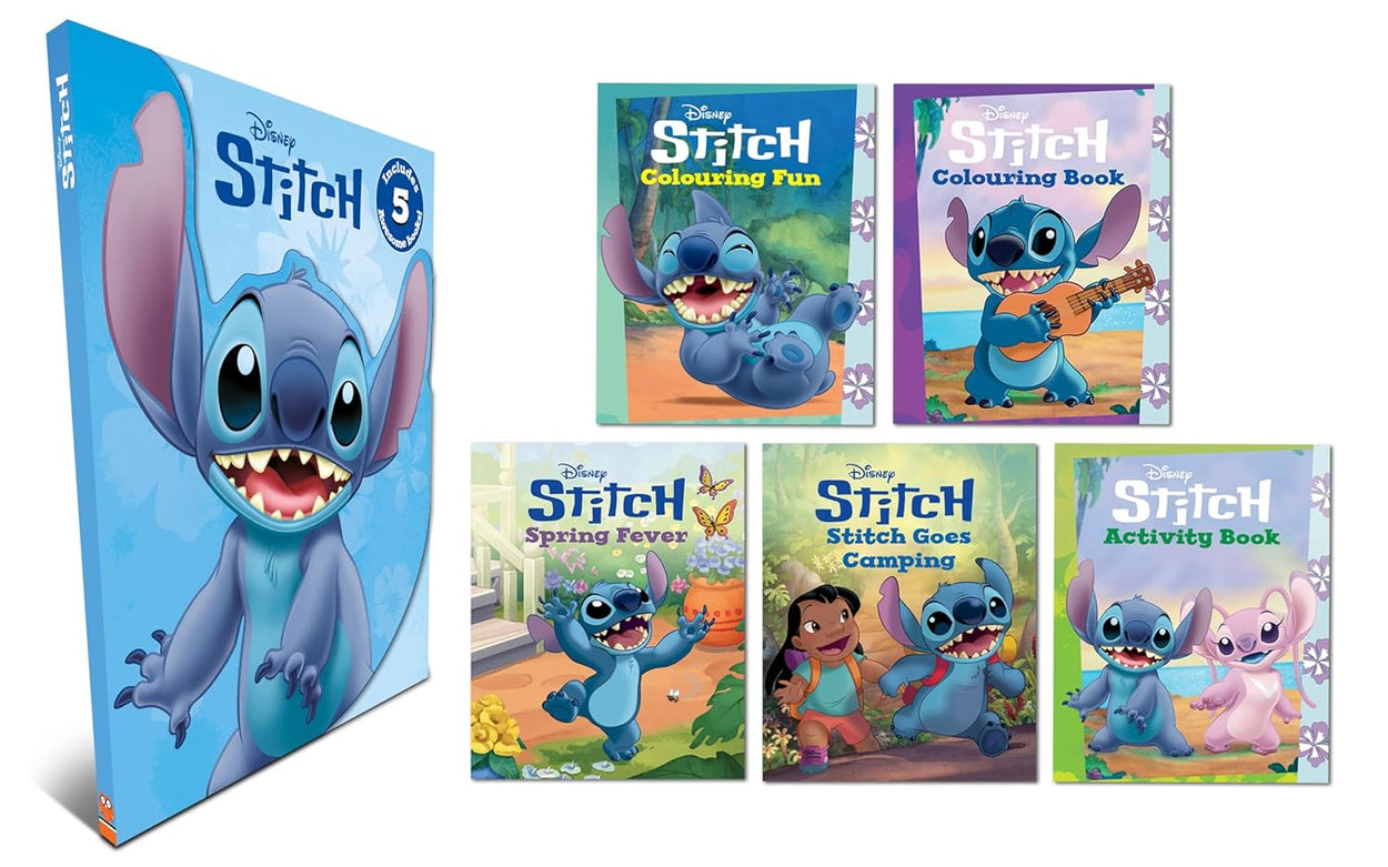Disney Stitch 5 Books Shaped Wallet