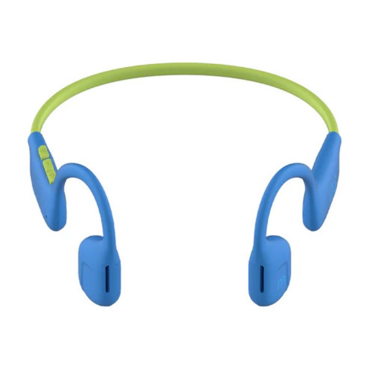 myFirst Headphones Airwaves - Air Conduction Wireless Bluetooth Headphones for Kids - Blue