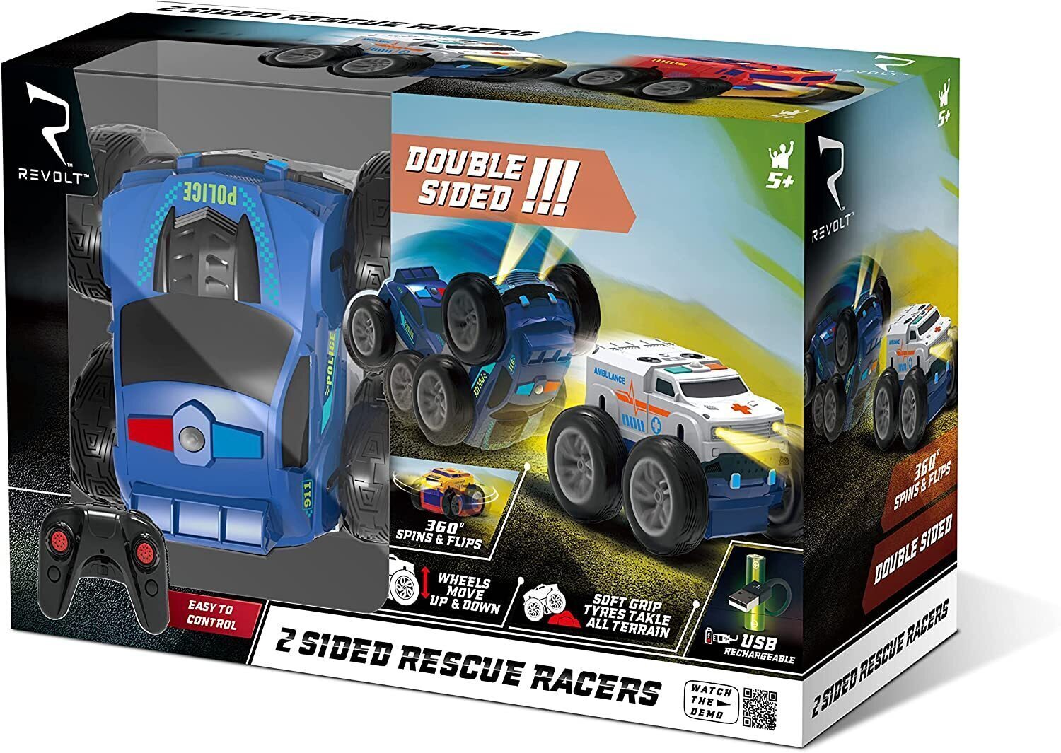 SYMA RC 2-SIDED RESCUE RACERS TG1009