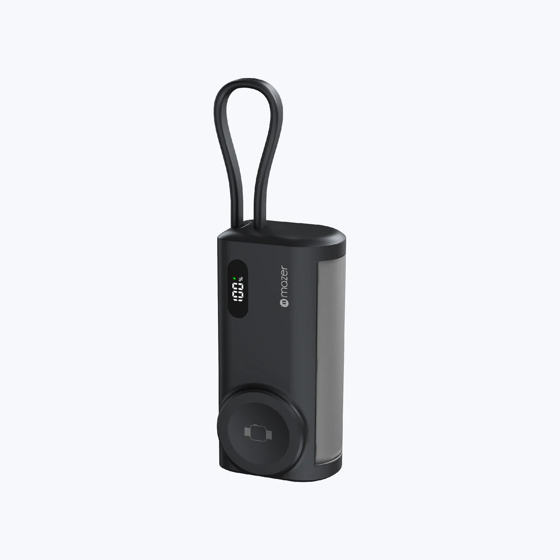 Mazer PowerCharge Pocket 2 5,000 mAh PD20W (Built-in Foldable USB-C Port, USB-C Cable & Apple Watch Charger) Power Bank (CCC Certified)