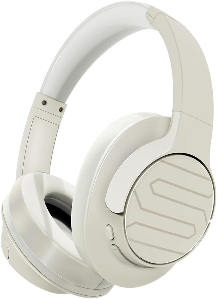 Soul Ultra Wireless 2 - Wireless Over Ear Bluetooth Headphones, Foldable Design With Comfortable Protein Earpads,usb-c Quick Charging, 65 Hrs Playtime,low Latency,deep Bass,for Travel,sport,gym -beige