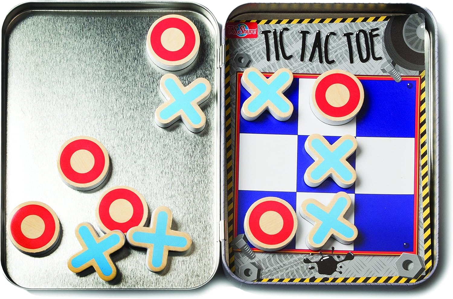BENDON TIC TAC TOE MAGNETIC GAME TIN