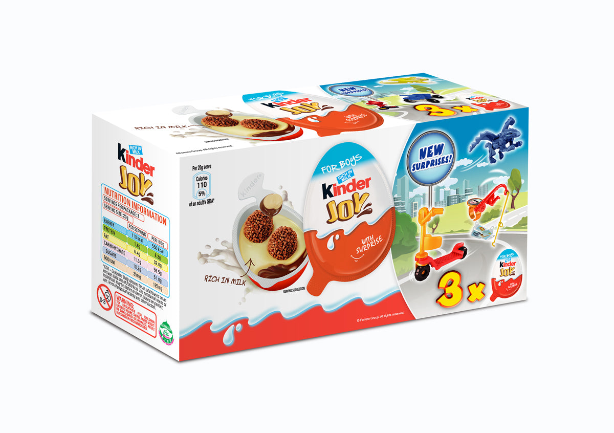Kinder Joy T3 Boy (123g)