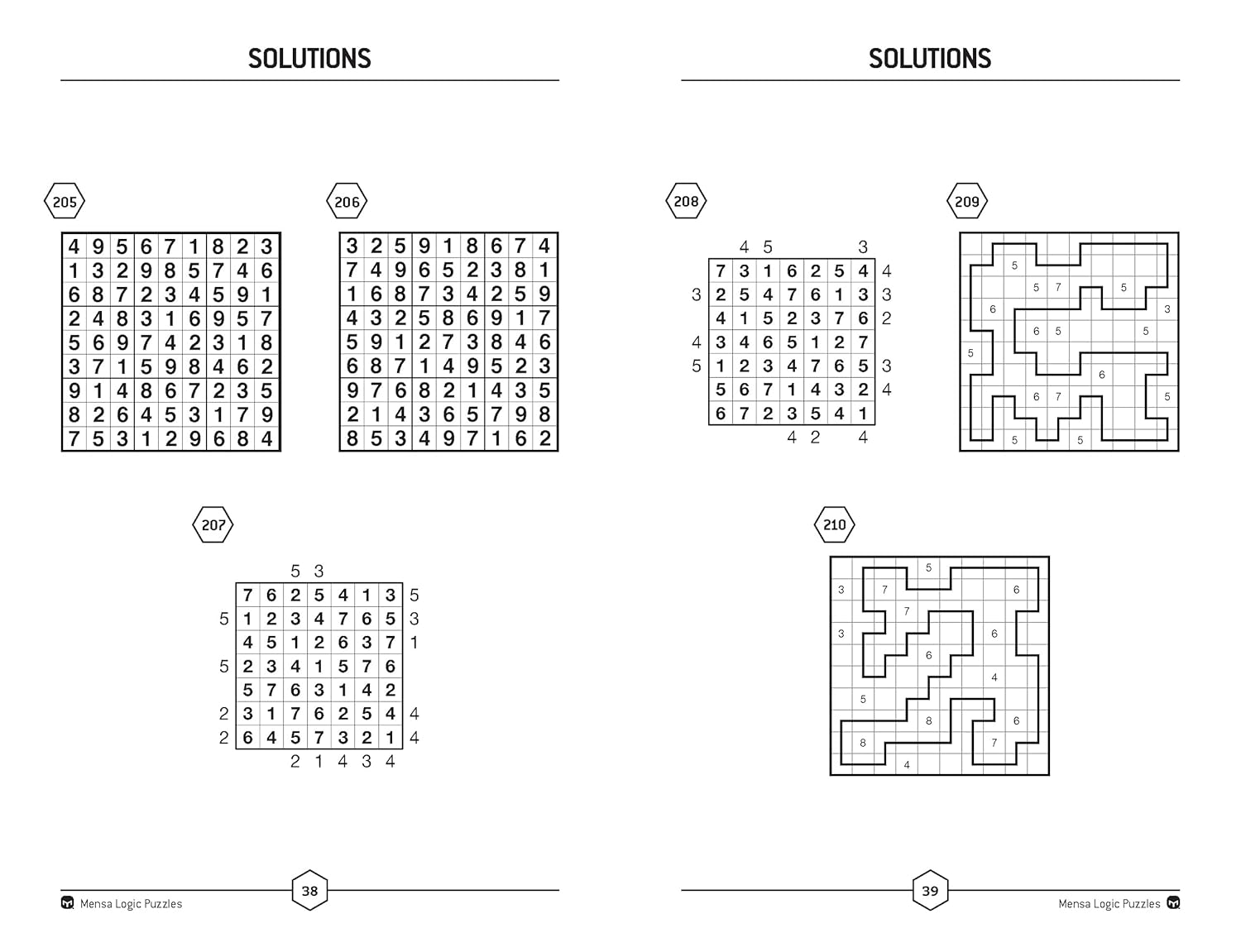 Mensa Logic Puzzles: More than 150 Brainteasers To Test Your Powers Of Deduction (Paperback)